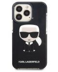 Калъф Karl Lagerfeld - Ikonik Karl, iPhone 13 Pro, черен - 1t